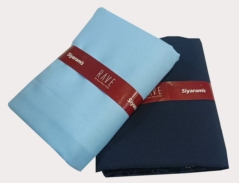 Siyaram Cotton Printed Shirt & Trouser Fabric (Unstitched)