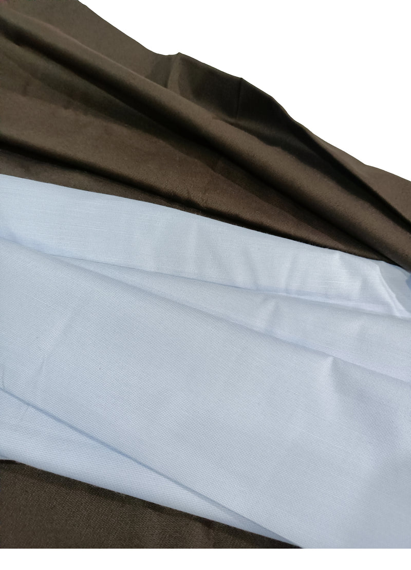 Raymond Unstitched Pure Cotton Plain Shirt & Trouser Fabric.