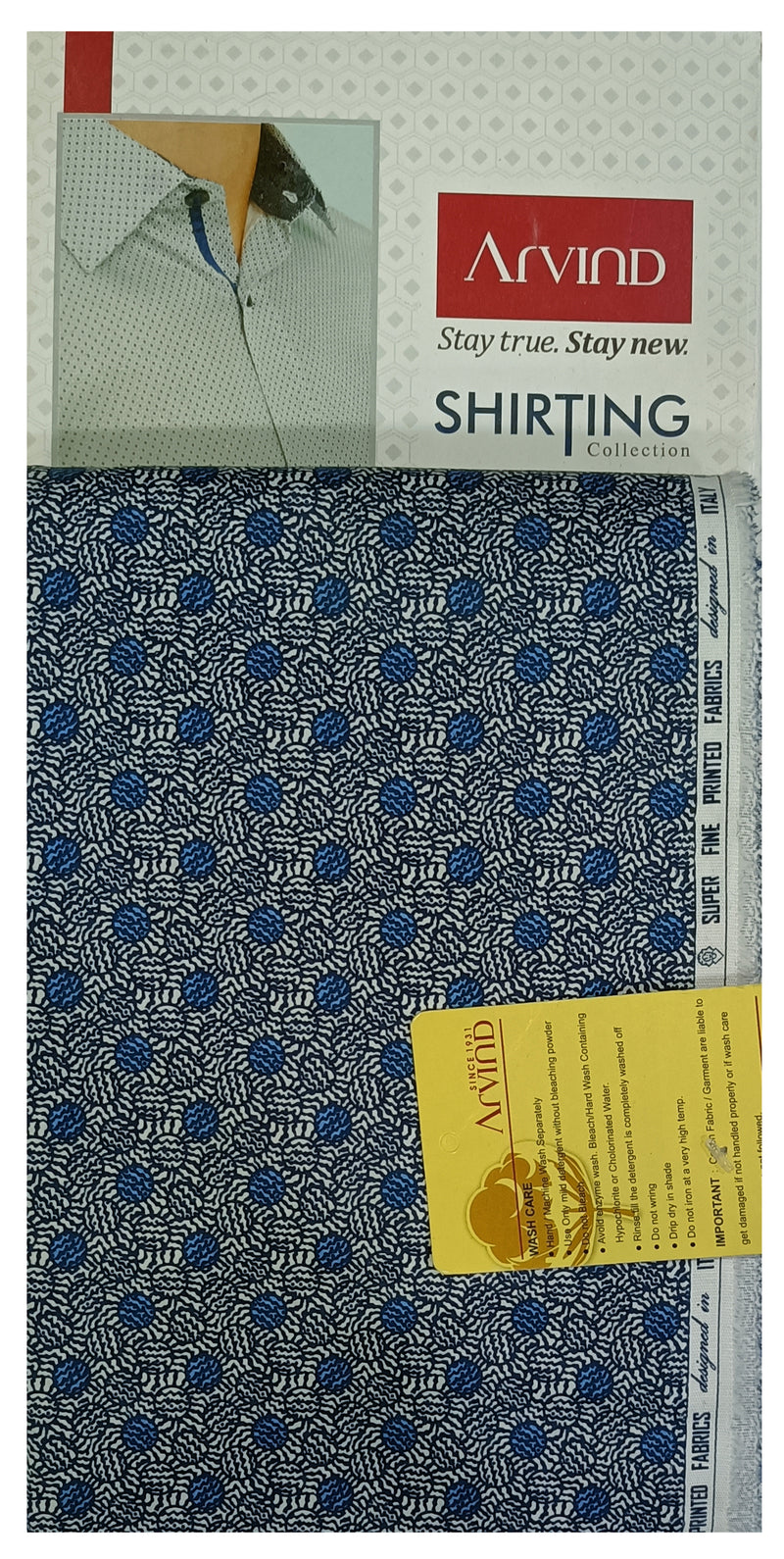 Latest Design Arvind Printed Shirt Fabric