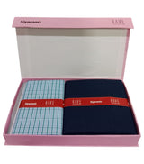 Siyaram"s Unstitched Cotton Checks Shirt & Trouser Fabric.