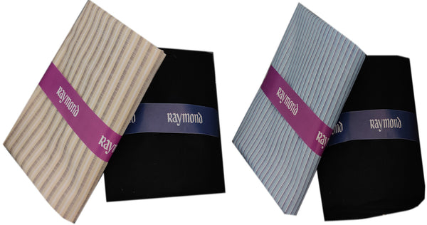 Raymond Cotton Blend Shirt & Trouser Fabric Combo-(2)