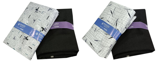 Raymond Cotton Blend Shirt & Trouser Fabric VELVET Combo-(2)