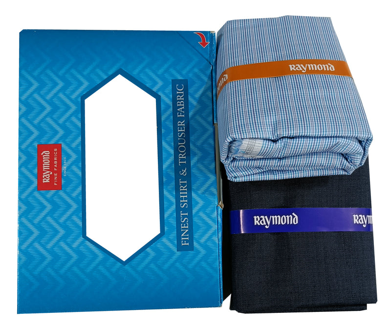 Raymond Unstitched Cotton Shirt & Trouser Fabric.