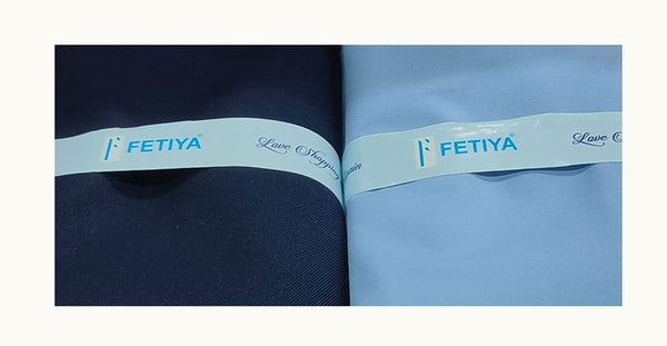 Fetiya Trendz Cotton Blend Solid Shirt & Trouser Fabric