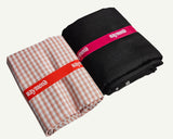 Raymond Cotton Blend Solid, Checkered Shirt & Trouser Fabric