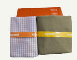 Raymond Cotton Blend Solid, Checkered Shirt & Trouser Fabric