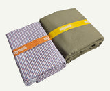 Raymond Cotton Blend Solid, Checkered Shirt & Trouser Fabric