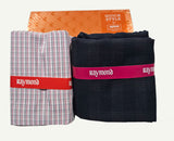 Raymond Cotton Blend Solid, Checkered Shirt & Trouser Fabric