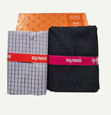 Raymond Cotton Blend Solid, Checkered Shirt & Trouser Fabric