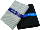 Raymond Cotton Blend Solid, Checkered Shirt & Trouser Fabric