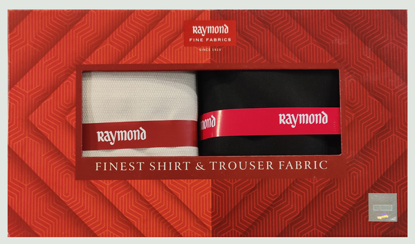 Raymond  Unstitched Cotton Shirt & Trouser Fabric Checkered.