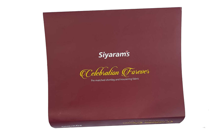 Siyaram's  Unstitched Cotton Blend Shirt & Trouser Fabric Solid-01