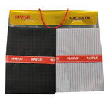 MAYUR Unstitched Pure Cotton Checkered Shirt & Trouser Fabric.