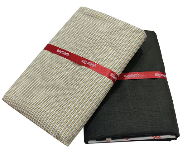 Raymond  Unstitched Cotton Shirt & Trouser Fabric