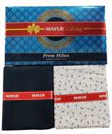 MAYUR Unstitched Pure Cotton Printed Shirt & Trouser Fabric