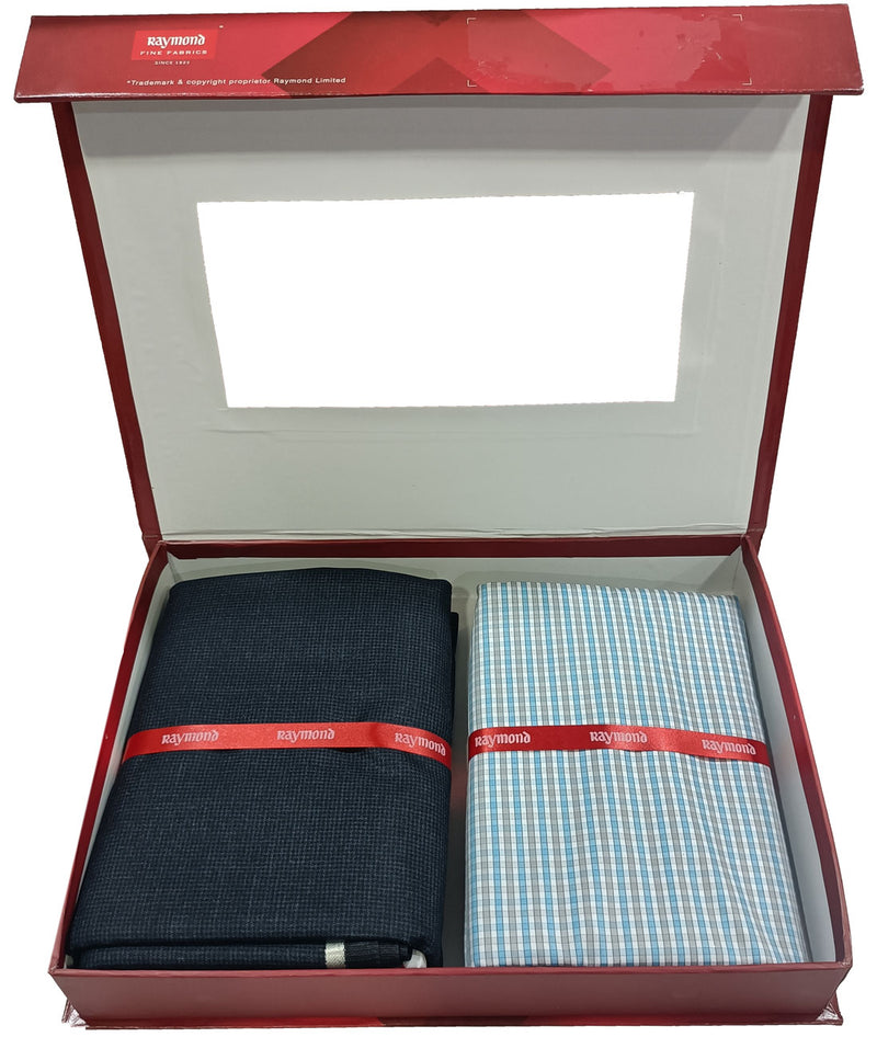 Raymond  Unstitched Cotton Shirt & Trouser Fabric