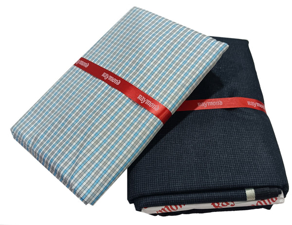 Raymond  Unstitched Cotton Shirt & Trouser Fabric