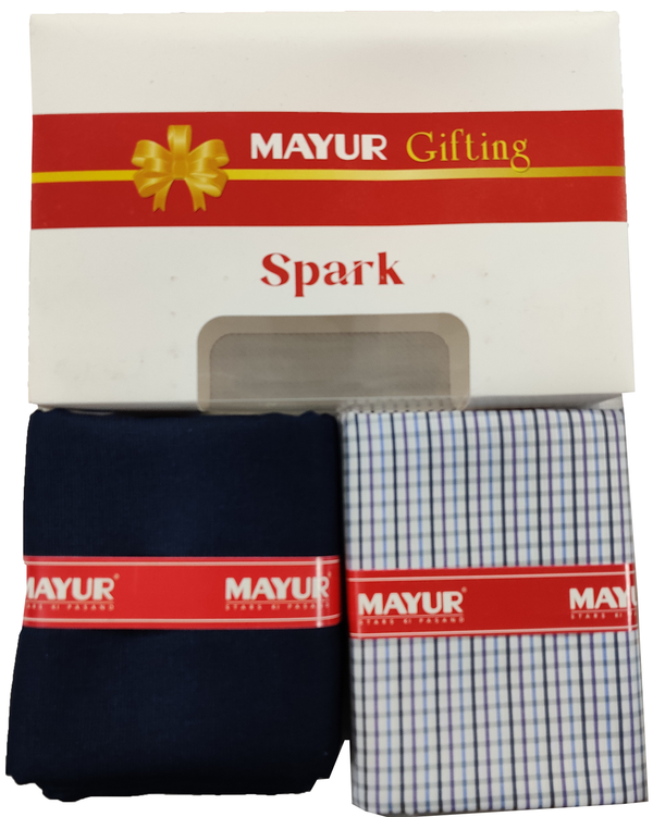 MAYUR Unstitched Cotton Shirt & Trouser Fabric Solid