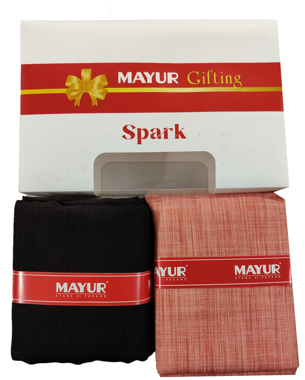 MAYUR Unstitched Cotton Shirt & Trouser Fabric Solid