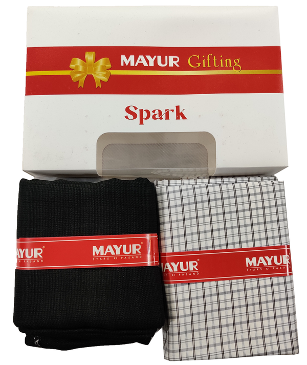 MAYUR Unstitched Cotton Shirt & Trouser Fabric Solid