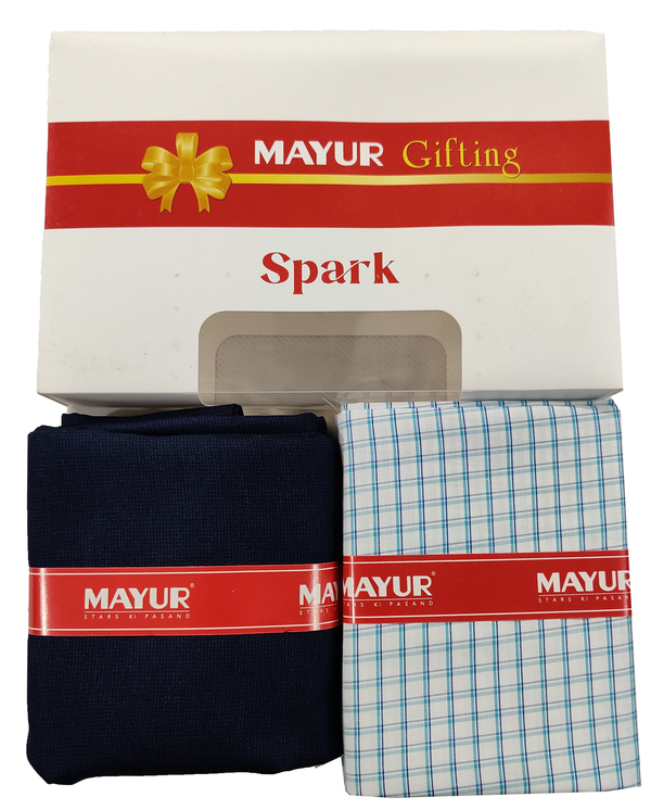 MAYUR Unstitched Cotton Shirt & Trouser Fabric Solid