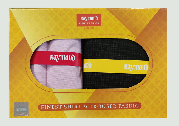 Raymond  Unstitched Cotton Shirt & Trouser Fabric Checkered