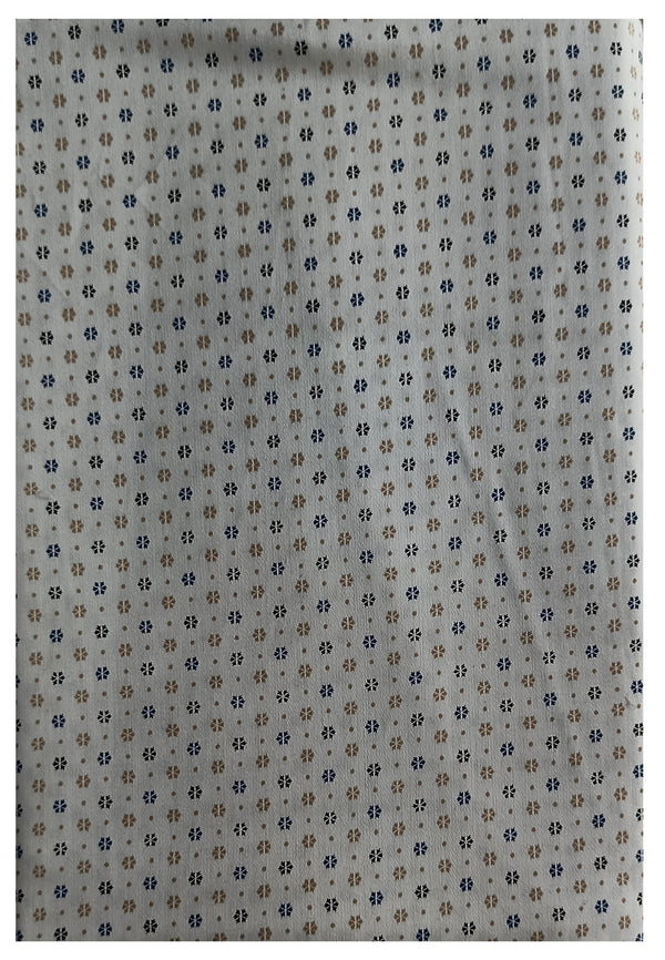 Raymond Unstitched Cotton Shirt Fabric Printed