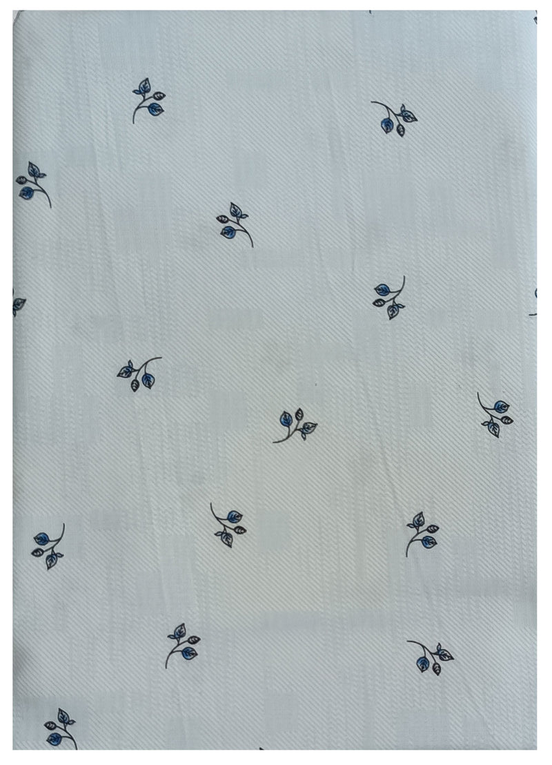 Raymond Unstitched Cotton Shirt Fabric Printed