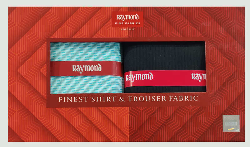 Raymond  Unstitched Cotton Shirt & Trouser Fabric Checkered