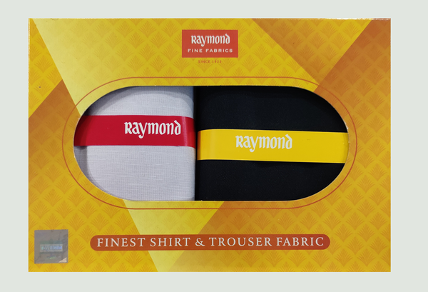 Raymond  Unstitched Cotton Shirt & Trouser Fabric Checkered