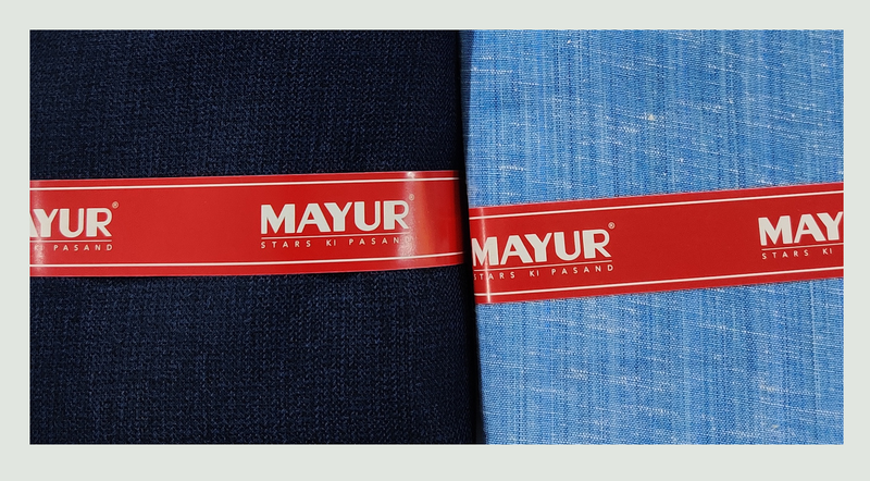 MAYUR Unstitched Cotton Shirt & Trouser Fabric Solid