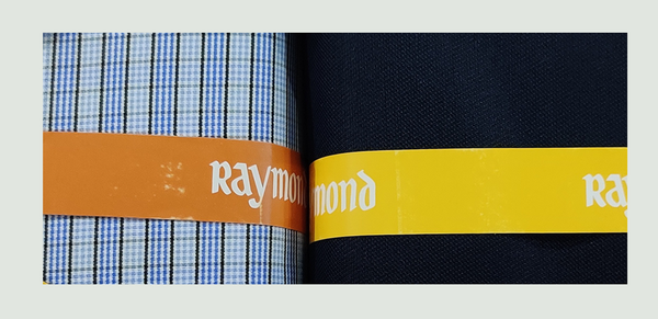 Raymond  Unstitched Cotton Shirt & Trouser Fabric Checkered