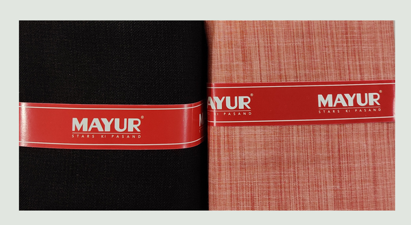 MAYUR Unstitched Cotton Shirt & Trouser Fabric Solid