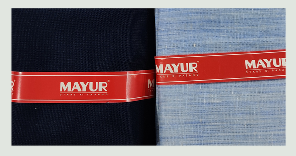 MAYUR Unstitched Cotton Shirt & Trouser Fabric Solid