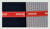 MAYUR Unstitched Cotton Shirt & Trouser Fabric Solid