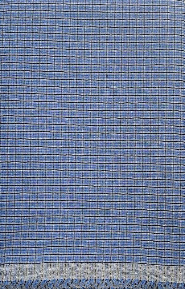 Raymond  Cotton Checkered Shirt Fabric  (Unstitched)-1010