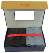 Arvind Unstitched Cotton Blend Shirt & Trouser Fabric Printed-011