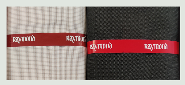 Raymond  Unstitched Cotton Shirt & Trouser Fabric Checkered.