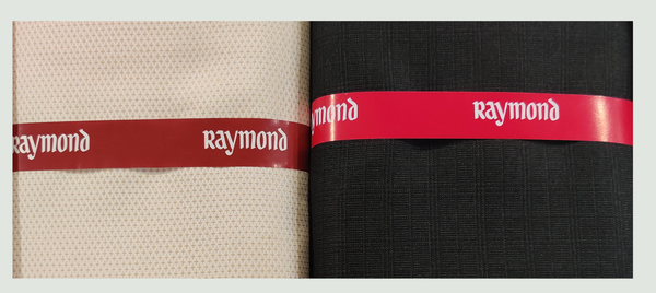 Raymond  Unstitched Cotton Shirt & Trouser Fabric Checkered.