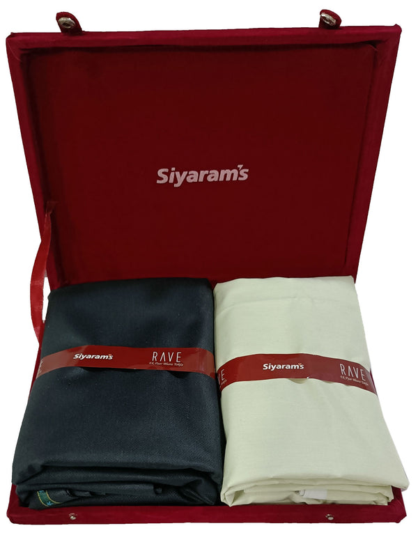 Siyaram's  Unstitched Cotton Blend Shirt & Trouser Fabric Solid-016