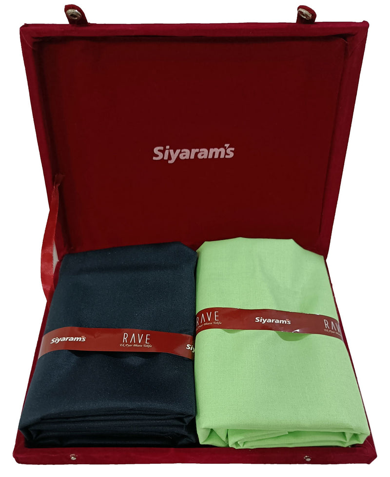 Siyaram's  Unstitched Cotton Blend Shirt & Trouser Fabric Solid-020