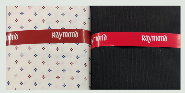 Raymond  Unstitched Cotton Shirt & Trouser Fabric Checkered.