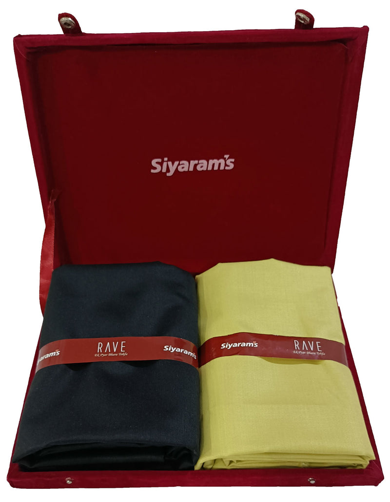 Siyaram's  Unstitched Cotton Blend Shirt & Trouser Fabric Solid-025