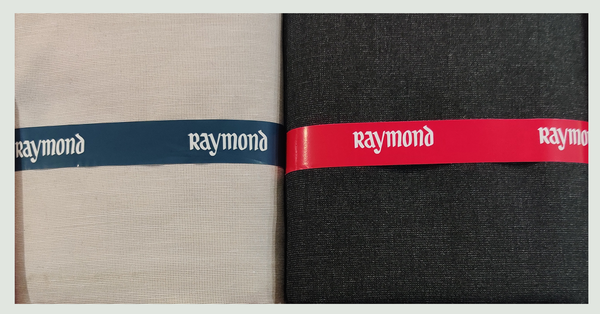 Raymond  Unstitched Cotton Shirt & Trouser Fabric Checkered.