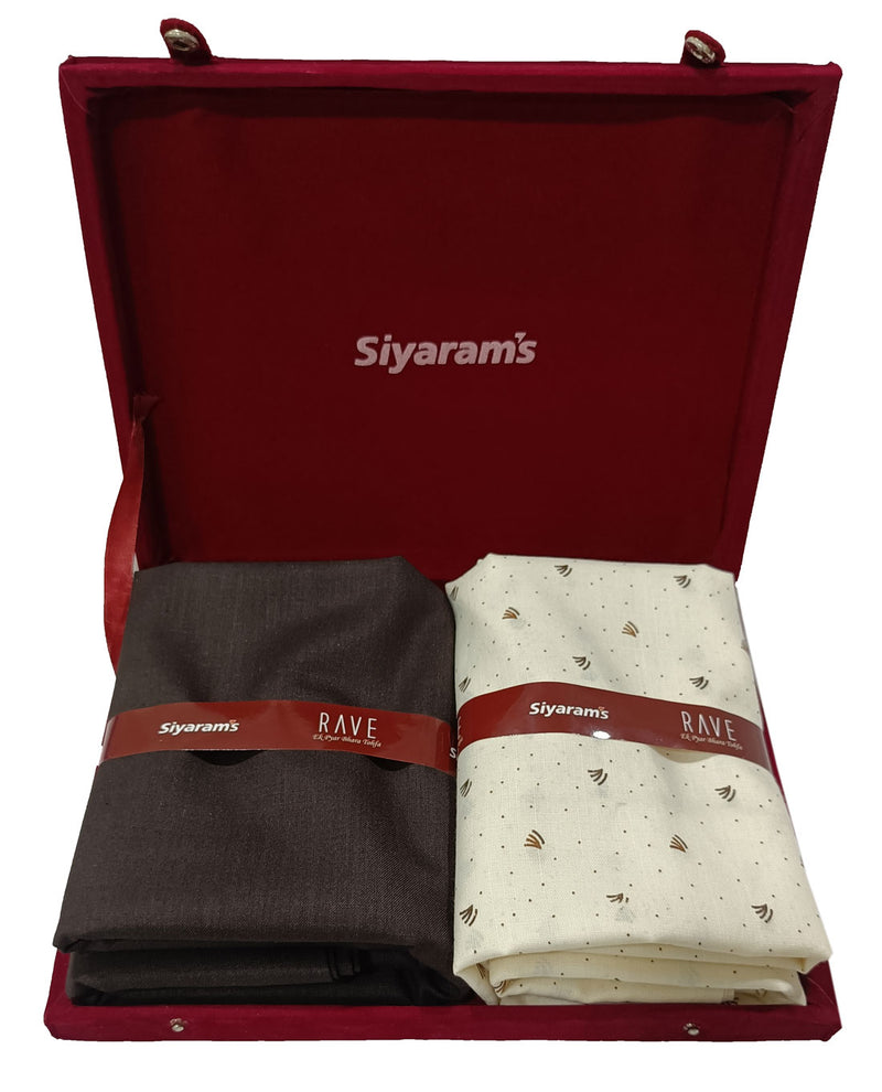 Siyaram Cotton Printed Shirt & Trouser Fabric  (Unstitched)