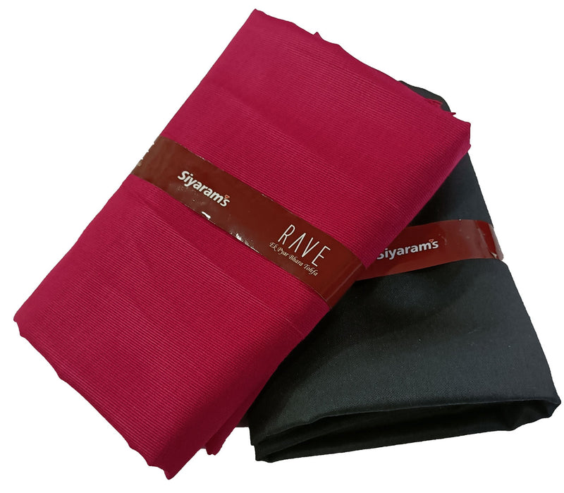 Siyaram's  Unstitched Cotton Blend Shirt & Trouser Fabric Solid-018