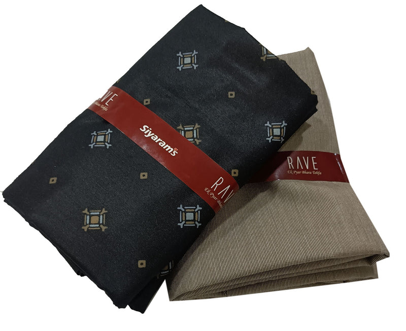 Siyaram Cotton Printed Shirt & Trouser Fabric  (Unstitched)