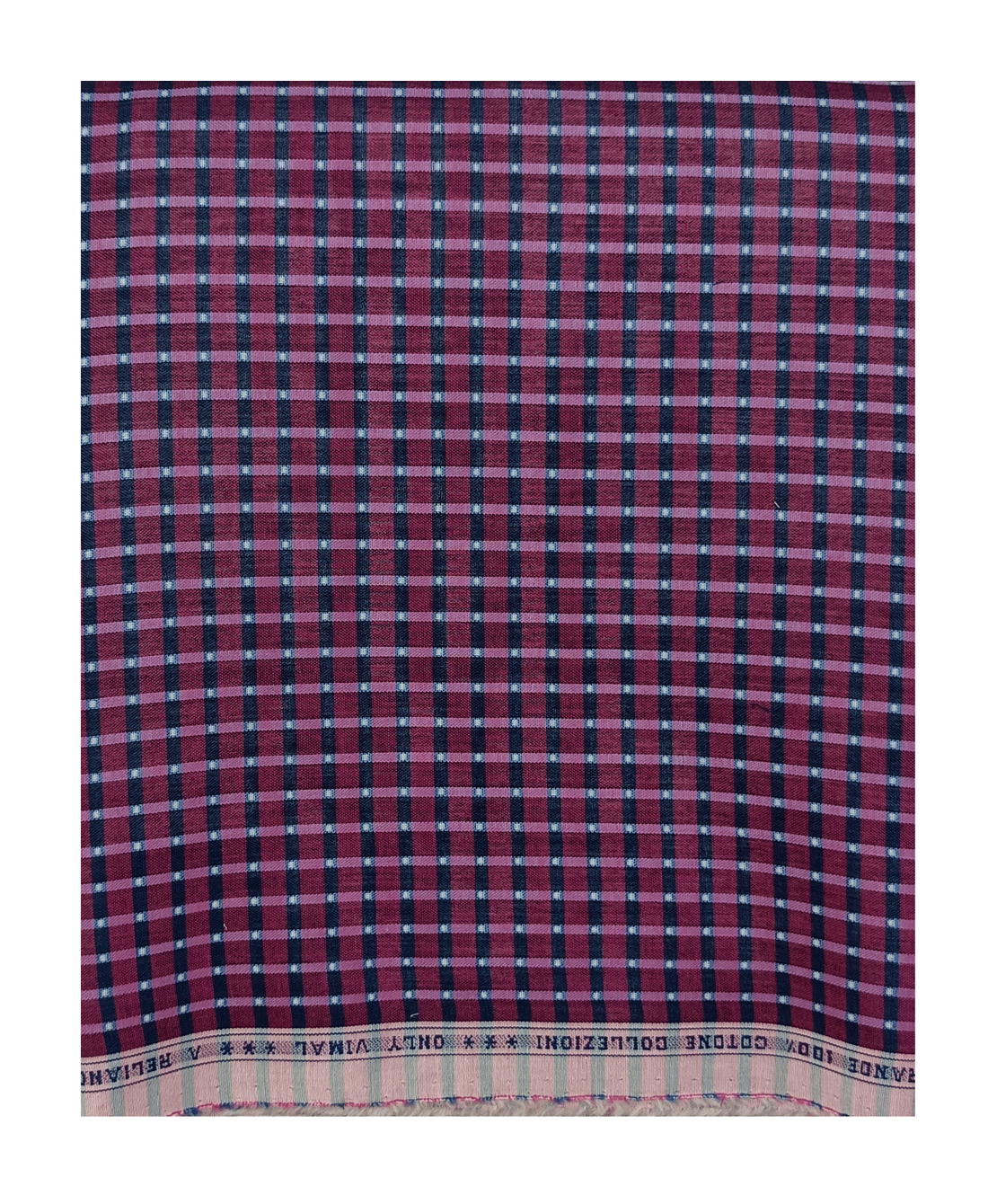 VIMAL Unstitched Checkered Cotton Shirt Fabric – Mansfab