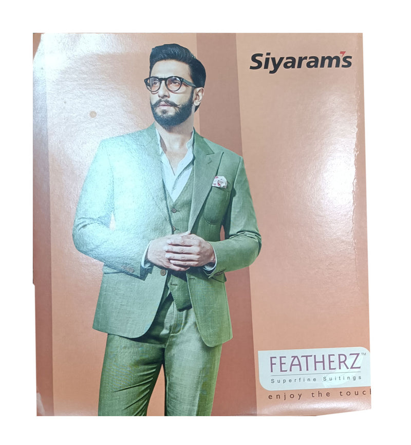 Siyaram Premium Solid Maroon Unstitched Trouser Fabric for Men