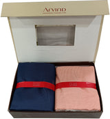 Arvind Cotton Blend Solid Shirt & Trouser Fabric